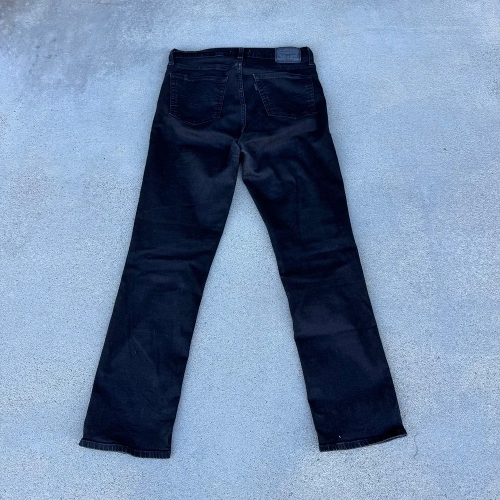 Levi's‎ 724 High Rise Straight Size 30 Black Denim Jeans Women - Picture 3 of 9